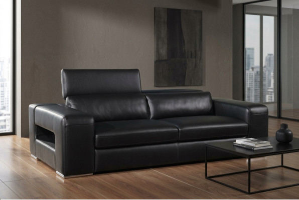 Sofaset Ontwerp Bankstellen Banken Bekleding Leer 3-Zits Setten