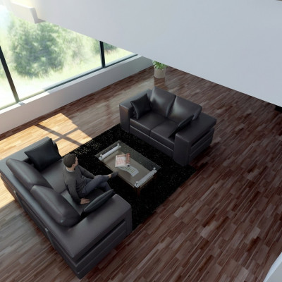 Ontwerp Bankstellen Bankstellen Bekleding 3-zits Bankstel Bankstel Set Leder