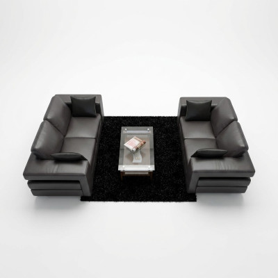 Ontwerp Bankstellen Bankstellen Bekleding 3-zits Bankstel Bankstel Set Leder