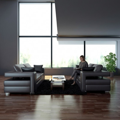 Sofa set 32-zits bank zitbank gestoffeerde set moderne banken