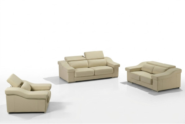Sofaset Design Bankstellen Bekleding 3-zits Sets Leren Banken
