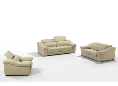 Sofaset Design Bankstellen Bekleding 3-zits Sets Leren Banken