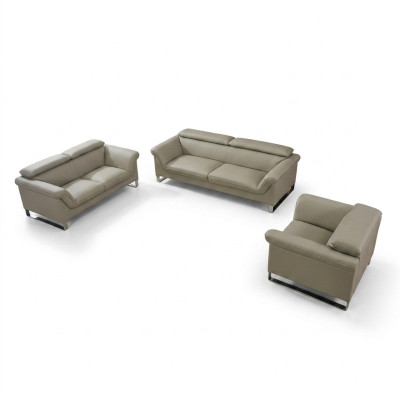 Bankstel leren bank bank bank bank bank bank bank 3-delig fauteuil