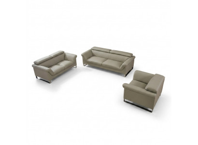 Bankstel leren bank bank bank bank bank bank bank 3-delig fauteuil