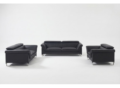 Banken Moderne Bankstellen Bekleding Leer 3+2 Zitter Bankstel Sets Nieuw