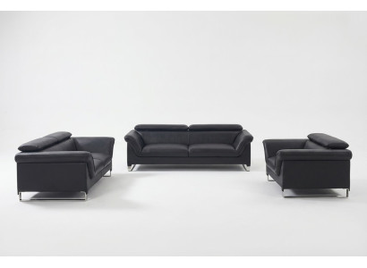 Banken Moderne Bankstellen Bekleding Leer 3+2 Zitter Bankstel Sets Nieuw