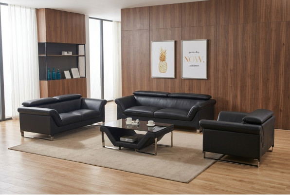 Ontwerp Bankstellen Banken Bekleding 3-zitsbank Bankstel Sets Leder