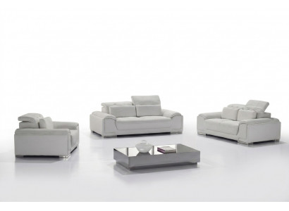 Sofagarnituur Ontwerp Banken Bankstellen Bekleding 3-zits Bankstel Set Leer