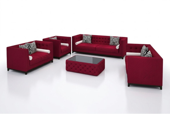 Sofaset leren bank bankbank bankbank zitbank set stoffering bank 3-delige fauteuil