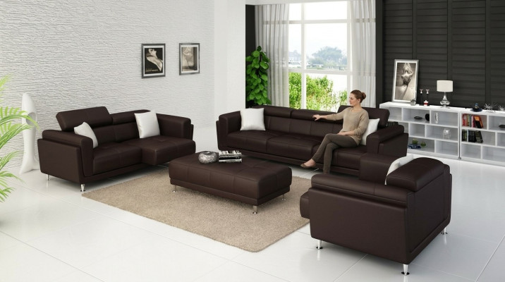 Ontwerp Bankstellen Banken Bekleding 321 Zitsbank Bankstel Sets Leren Bank