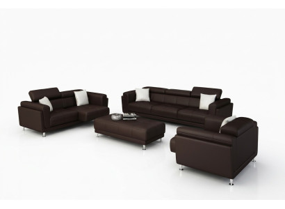 Ontwerp Bankstellen Banken Bekleding 321 Zitsbank Bankstel Sets Leren Bank