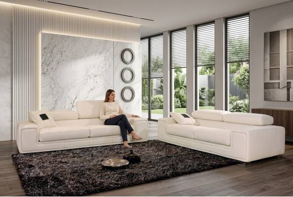 Ontwerp banken bankstellen bekleding zitter bankstel sets lederen bank