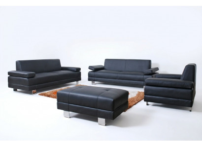Sofaset 3-zits set Designbank Beklede banken Bank Modern Luxe Nieuw