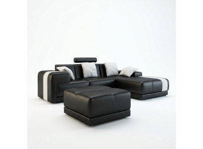 Hoekbank Hoekgarnituur L-vormig Sofa Hoeksofa Garnituur Decoratieve Stoffen Bank
