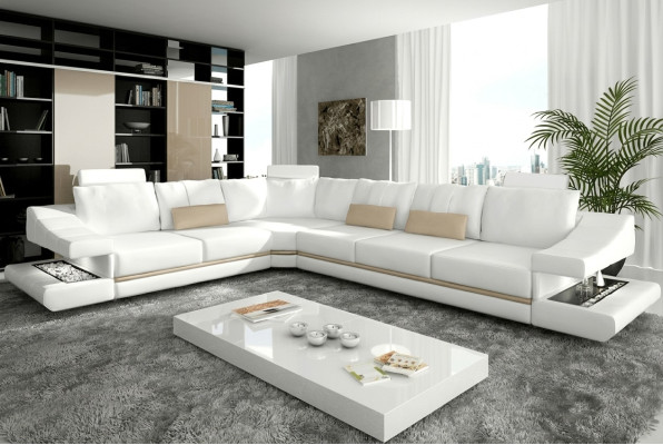 Leren bank hoekbank bank ontwerper gestoffeerde hoekbank bank banken sofa's.