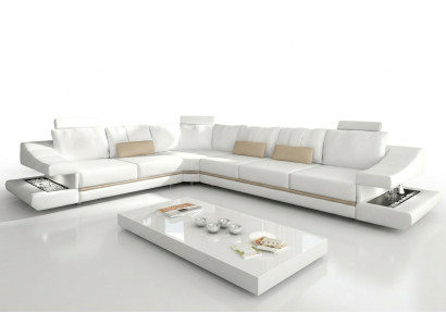 Leren bank hoekbank bank ontwerper gestoffeerde hoekbank bank banken sofa's.
