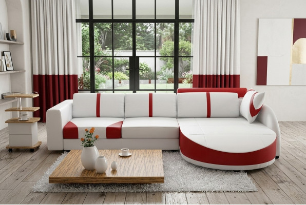 Hoekbank Hoekgarnituur L-vormige bank Hoeksofa Decoratieve garnituur Gestoffeerde bank