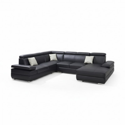 Moderne bank hoekbank U-vorm Bekleed hoekbank Designer zitmeubels Bankstellen