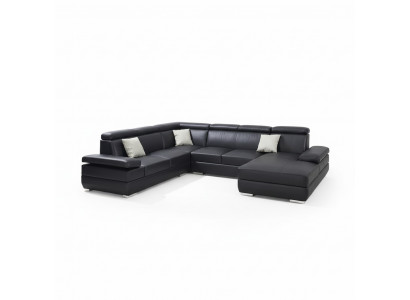 Moderne bank hoekbank U-vorm Bekleed hoekbank Designer zitmeubels Bankstellen