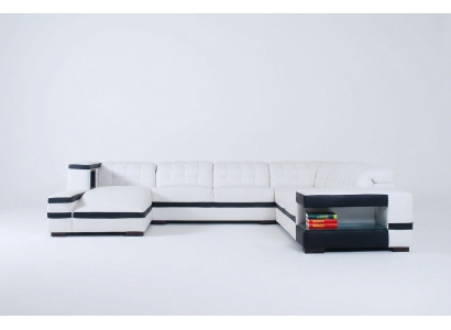 Ontwerper Bank Bank Hoekbank met voetenbank Set Woonlandschap Bekleding