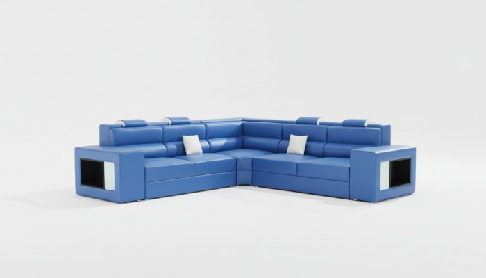 Garnituur bekleding hoekbank Designbank Luxe bankstellen Leder Nieuwe bank Zitplaats Hoek