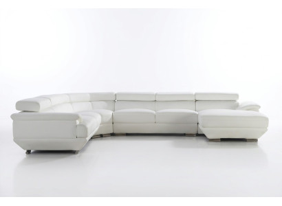 Ontwerp hoekbank van leer bank bank bekleding hoek woonlandschap zitcombinatie