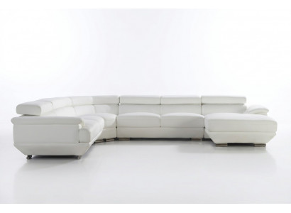 Ontwerp hoekbank van leer bank bank bekleding hoek woonlandschap zitcombinatie