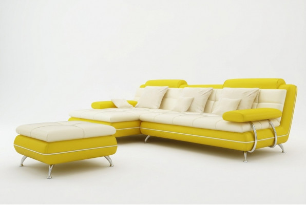Garnituur L-vorm Exclusieve Woonkamer Bank Poster Banken Sofa