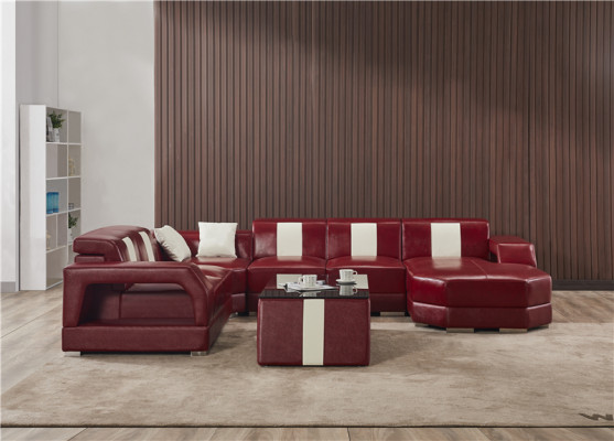 Sofa Zit Hoek set Bekleding Hoek Bank Design Bank Luxe Banken Leer Nieuw
