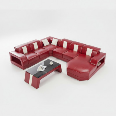Sofa Zit Hoek set Bekleding Hoek Bank Design Bank Luxe Banken Leer Nieuw