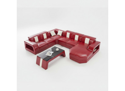 Sofa Zit Hoek set Bekleding Hoek Bank Design Bank Luxe Banken Leer Nieuw