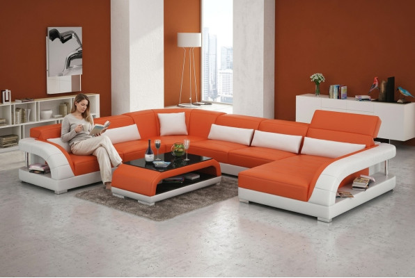 Sofa Bank Woonlandschap Hoekbank Hoekbank Bekleding Set Sofas