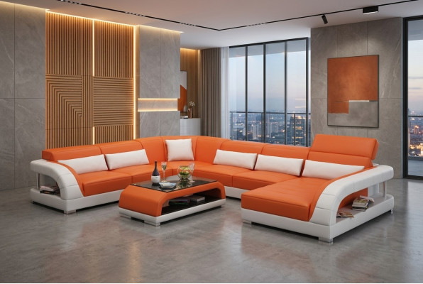 Sofa Bank Woonlandschap Hoekbank Hoekbank Bekleding Set Sofas