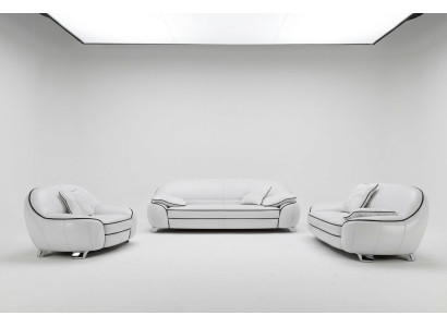 Leren bank Bank Bankstel 3+2-zits sets Design Modern Sofa