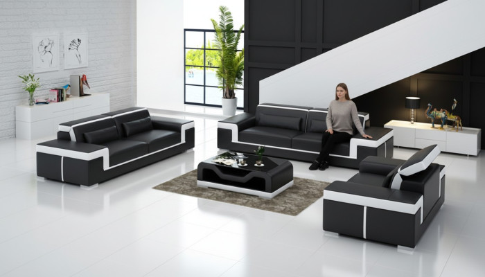 Stoelbanken Bank Modern Luxe Bankstelsel 3+2+1 Zits Set Ontwerp Bank Nieuw