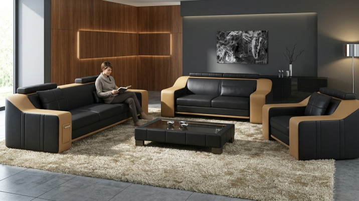 Bank Bankstel 3+2 zitter Set Ontwerp Bekleding Bankstel Modern Garnituur