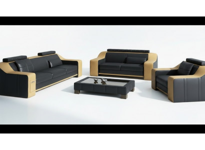 Bank Bankstel 3+2 zitter Set Ontwerp Bekleding Bankstel Modern Garnituur