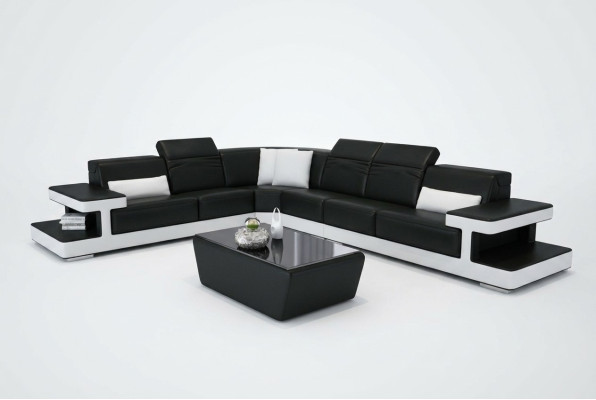 Leren hoekbank L-vorm Bankwoonlandschap Decor Hoekbankstel Design Modern  Leren hoekbank L-vorm Bankwoonlandschap Decor Hoekbankstel Design Modern