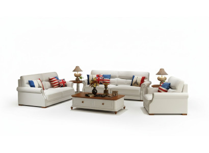 Bankstel Modern 3+2+1 Zitter Set Design Bank Bekleding Banken Bank