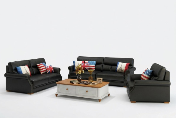 Sofaset 3+1+1 Gestoffeerde Designerbankstel Bank Bankstellen