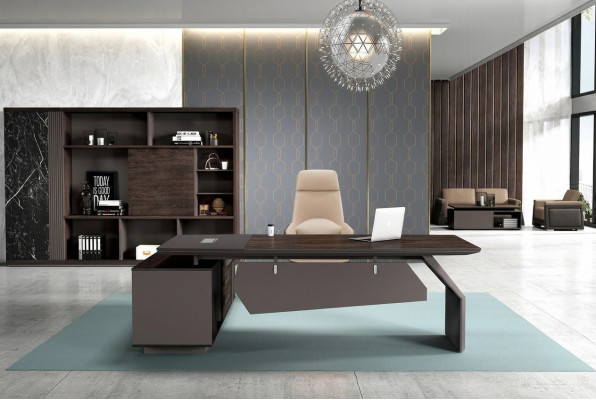 Kantoorinrichting 2-delig Set Bureau Tafels Bureau Kast