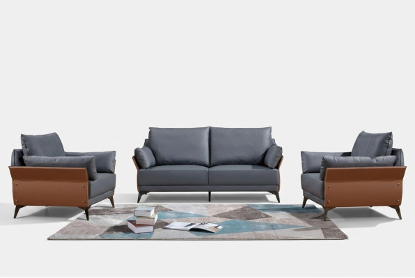 Sofa set 3+1+1 zitsbanken Bankstel Meubels bankstellen leer kantoor