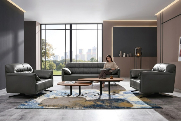 Moderne Designer Sofagarnitur Bankstel Bekleding Set Luxe Leren Bankstellen Banken 3+1+1