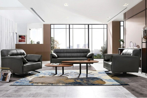 Moderne Designer Sofagarnitur Bankstel Bekleding Set Luxe Leren Bankstellen Banken 3+1+1