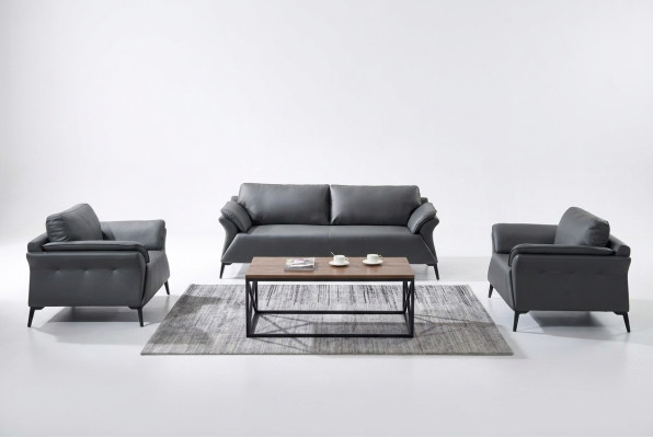 Sofa Bank Bekleding Set Zitbanken Banken 3+1+1 Zits Kantoorinrichting Nieuw