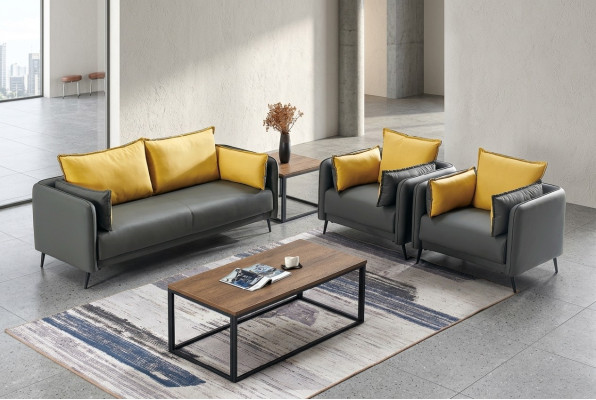 Sofa Bank Bekleding woonlandschap Lederen bankstel banken Kantoorstijl meubelen