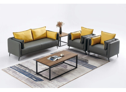 Sofa Bank Bekleding woonlandschap Lederen bankstel banken Kantoorstijl meubelen