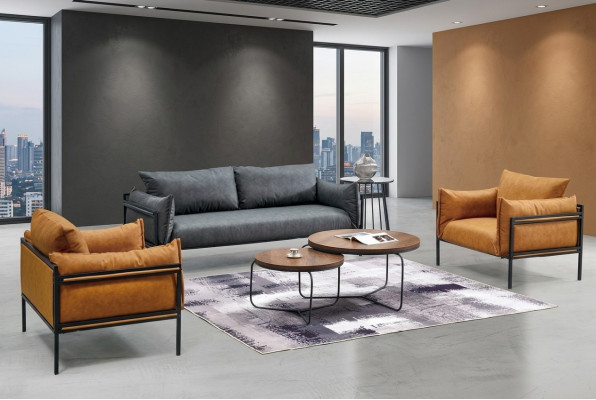 Sofagarnituur Bank Bankstoffering Stofset 3+1+1 Compleet set garnituren