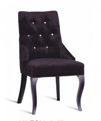 Lehnstuhl Design Stoel Stof Stoelen Chesterfield Bekleding Luxe Fauteuil Eetkamer