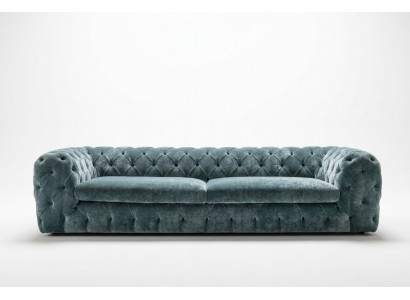 Luxe Chesterfield designer bankstellen leren bank textiel stof xxl grote bankstellen.